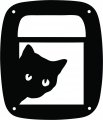 Jeeptails Peeking Cat Tail Lamp Light Covers For Jeep Wrangler Yj And Tj Black Set Of 2 