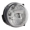 Passenger Side Headlight Assembly For Jeep Liberty 2003 2004 Clear Polycarbonate Lens With Bulbs Composite Type Replacement 