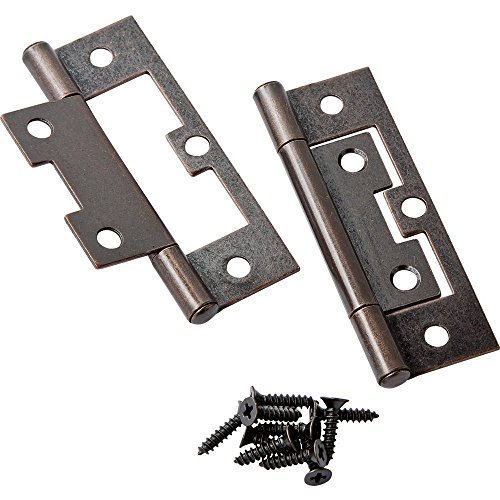 Statuary Bronze Non-mortise Hinges 3 4 X 15 16 2-1 2 Pair
