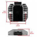 Caltric Regulator Rectifier Compatible With Kawasaki Zl600 Zl-600 Eliminator Zr750