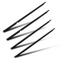4pcs Chrome Window Molding Trim For 2003 2008 Toyota Corolla Ce Le S Xrs Altis 4 Door Rubber Weatherstrip Seal 7573002180 