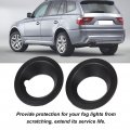 Fydun 2pcs Fog Lamps Trim Ring Bezel Visor Cover Front Bumper Light 51113400912 For X3 E83 2004-2006
