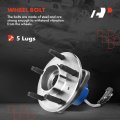 A-premium Pair 2 Rear Cv Axle Shaft Wheel Bearing And Hub Assembly Compatible With Chevrolet Uplander Venture Buick Terraza