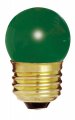 Satco 7 1 2s11 G Incandescent Indicator Sign 5w E26 S11 Ceramic Green Bulb 