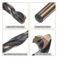 Uxcell 12pcs Jobber Drill Bits 3 2mm 0 126 Black Nitride Gold Titanium Coated M2 High Speed Steel Hss Twist For Stainless