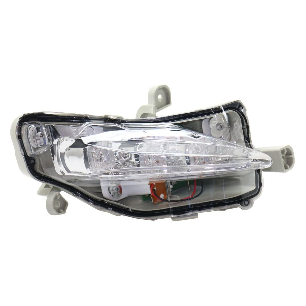Daytime Running Light For Toyota Corolla 2017 2018 2019 Passenger Side Led Clear Lens Chrome Housing Replacement To2563102