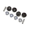 Strut Rod Bushing Set For 1992 1993 1994 Acura Vigor Sedan Coupe Wagon Natural Rubber Black 1 22 In Height Front Position 