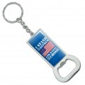 Graphics More I Stand For The Flag Kneel Cross Usa American Patriotic Keychain Rectangle Chrome Plated Metal Bottle Cap Opener