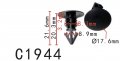 Autobahn88 Front Bumper Cover Clip Compatible With Nissan 16-18 Altima Oem 015530170u Pack Of 20