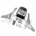 Httmt Mt135 Ss001-sa- Skull Backrest Sissy Bar Compatible With 2005-2012 Suzuki Boulevard M50 C50