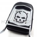 Httmt Mt135 Ss001-sa- Skull Backrest Sissy Bar Compatible With 2005-2012 Suzuki Boulevard M50 C50