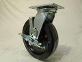 8 X 2 Swivel Caster Heavy Duty Phenolic Wheel With Brake 1400 Lbs Each Tool Box 