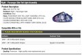 Right Passenger Side Tail Light Assembly With Amber Turn Signal Bulb Compatible 2007-2012 Mitsubishi Eclipse