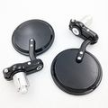 Xkh Group Motorcycle Round Bar End 7 8 Mirrors For Aprilia Vespa Kymco Piaagio Agusta Ktm Bmw Black