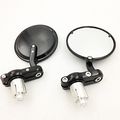 Xkh Group Motorcycle Round Bar End 7 8 Mirrors For Aprilia Vespa Kymco Piaagio Agusta Ktm Bmw Black