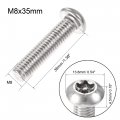 Uxcell M8x35mm Torx Security Machine Screw 20pcs Pan Head Screws Inside Column With T40 L-type Wrench 304 Stainless Steel