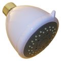 Lasco 08-2377 Shower Head With Three Function Massage White Finish 