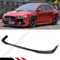 Jdm Ral Style Front Bumper Lip Spoiler Splitter Compatible With 2008-2015 Mitsubishi Evo X 10 Mr