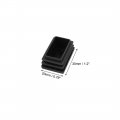 Uxcell 20mm X 30mm Plastic Rectangle Cap Tube Inserts End Blanking 24 Pcs
