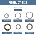 Trailer Hub Wheel Bearing Kits L68149 L68111 L44649 L44610 Grease Seal 171255tb 10-19 I D 1 719 For 3500 Lb Ez-lube Axles And