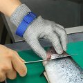 Mafores 2 0 Stainless Steel Mesh Gloves Large Pack Of Silver Unisex