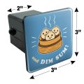 And Dim Sum Then Some Funny Humor Tow Trailer Hitch Cover Plug Insert For 2 In Receivers Black Abs Plastic With Uv Resistant