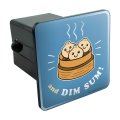 And Dim Sum Then Some Funny Humor Tow Trailer Hitch Cover Plug Insert For 2 In Receivers Black Abs Plastic With Uv Resistant