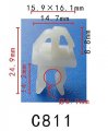 Autobahn88 Hood Prop Rod Clip Compatible With Toyota Oem 5345290351 Pack Of 20