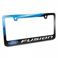 Ipick Image Made For Ford Fusion Waterfall Graphic Black Metal License Plate Frame