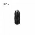 Uxcell Ball Point Set Screws 10pcs M4 X 12mm High Carbon Steel Metric Spring Hex Socket Grub Screw