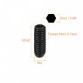 Uxcell Ball Point Set Screws 10pcs M4 X 12mm High Carbon Steel Metric Spring Hex Socket Grub Screw