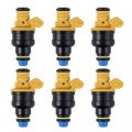 6pcs Fits For Bmw 3 5 7 Series M3 85-00 Upgrade 22lb Ev1 4-hole Fuel Injectors 0280155710