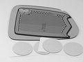 08-10 Saturn Vue Left Driver Side Heated Mirror Glass Lens W Adhesive Usa 