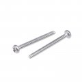 Uxcell M1 6x16mm Pan Phillips Cross Head Screws 100pcs And 6 Hexagon Hex Nut 304 Stainless Steel 25pcs