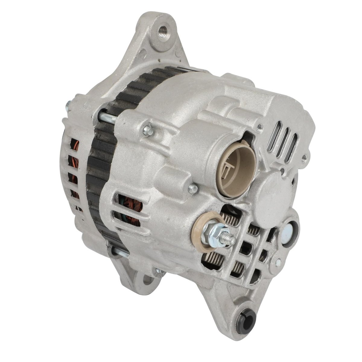 Alternator For Asuna Sunrunner 1992 1993 Chevrolet Metro 1998 2001 Tracker 1989 1991 Geo 1995 1997 12v 55a 4 Groove Pulley