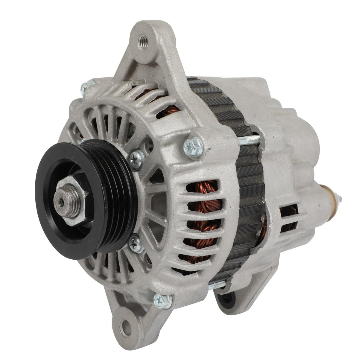 Alternator For Asuna Sunrunner 1992 1993 Chevrolet Metro 1998 2001 Tracker 1989 1991 Geo 1995 1997 12v 55a 4 Groove Pulley