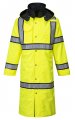Portwest Uh447 Total Protection Hi-vis Reversible Rain Coat 48 Yellow Black X-large 