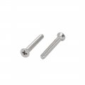 Uxcella M1 6x12mm 316 Stainless Steel Countersunk Phillips Machine Screws Bolts 50 Pcs