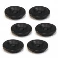 6 Pack Black Rubber Grease Plug Hub Dust Caps For Al Ko Trailer Camper Rv Axle 1 5 In Outer Diameter Fits Accu Lube And Posi 