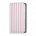 Kigai Pink Stripes Car Registration Insurance Holder Auto Glove Box Organizer Wallet Leather Manual Folder For Driver S License