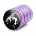 Bucking Bronco Illustration Valve Stem Caps For Tire Rim Wheel Aluminum Purple