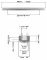 12 T-track 4 Pack Aluminum Double Track With Mounting Holes For Woodworking