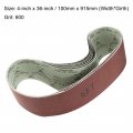 Uxcell 4-inch X 36-inch Aluminum Oxide Sanding Belt 600 Grits Sandpaper Flush Joint For Sander 6pcs