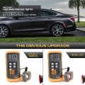 For 2015-2017 Chrysler 200 Clear Lens Red Led Rear Bumper Drl Side Marker Light Fender Parking Lamp Driver Passenger