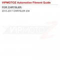 For 2015-2017 Chrysler 200 Clear Lens Red Led Rear Bumper Drl Side Marker Light Fender Parking Lamp Driver Passenger