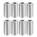 8pcs Aluminum Spacer 1 2 Od X 4 Id 1-1 Length Screw Standoff Bushing Plain Finish Unthreaded Round Metal For Screws Bolts And 