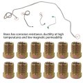 Vicue Inverted Flare Tube Nuts For 5 16 Inch Size 1 2 -20 Threads 12 Pack