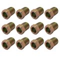 Vicue Inverted Flare Tube Nuts For 5 16 Inch Size 1 2 -20 Threads 12 Pack