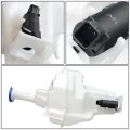 Auto Dynasty Hy1288117 Factory Style Car Windshield Washer Reservoir Tank Cap Fluid Pump For Accent Sedan 12-15 White