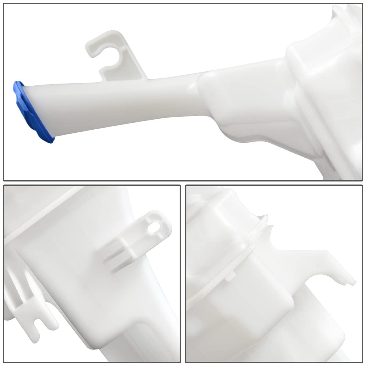 Auto Dynasty Hy1288117 Factory Style Car Windshield Washer Reservoir Tank Cap Fluid Pump For Accent Sedan 12-15 White